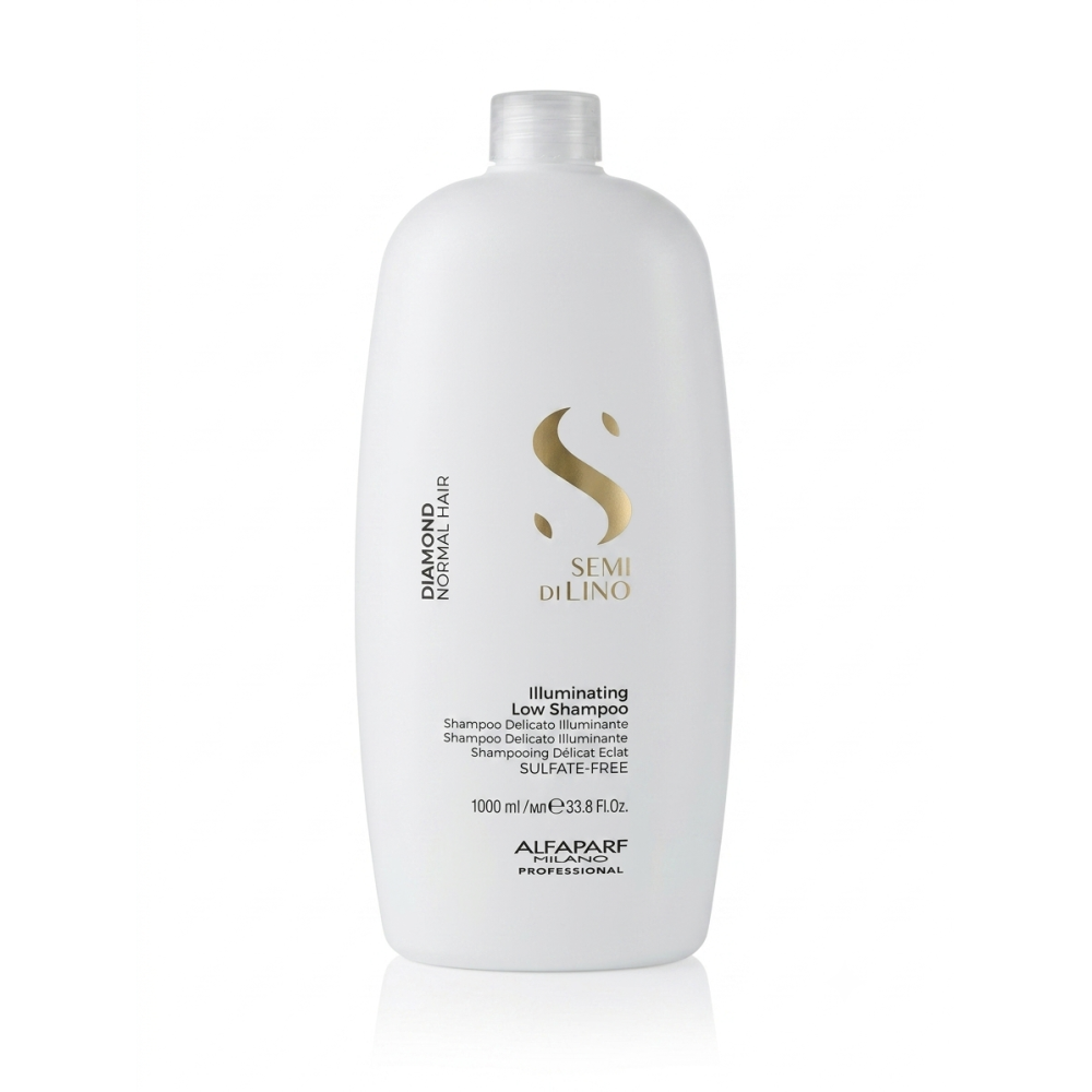Alfaparf Semi di Lino Diamond Shampoo – šampoon juukseläikeks normaalsele juustele, 1000 ml (PF016446)