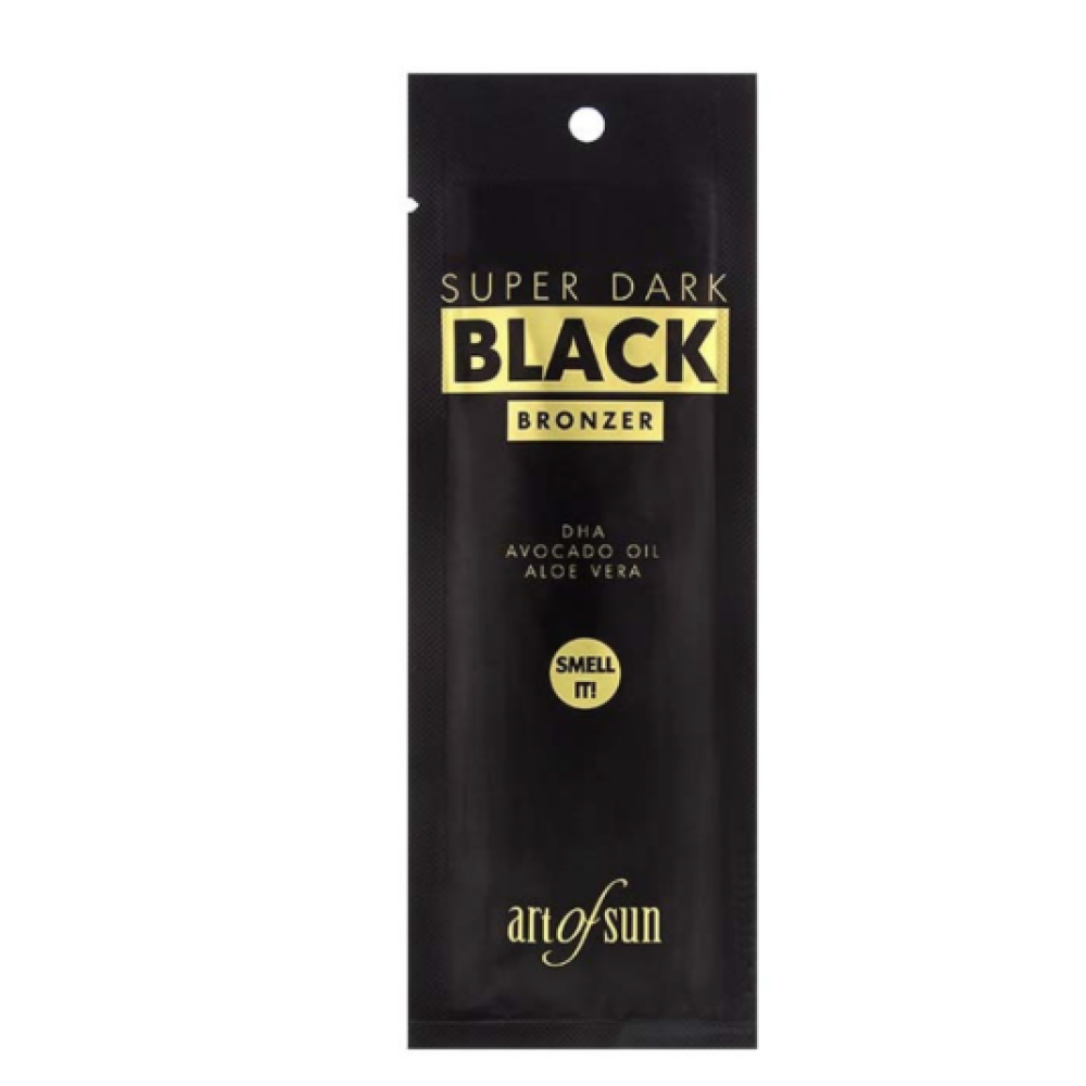 Art Of Sun Black Super Dark Bronzer, solaariumi päevituskreem bronzeritega, 15 ml (490271)