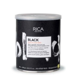 RICA BLACK Brazilian Wax - must Brasiilia kõvavaha, 800 ml