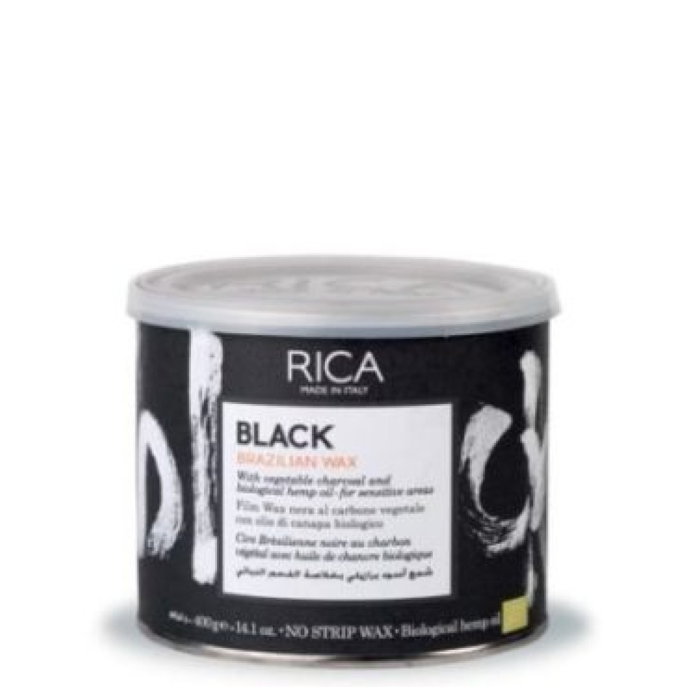 RICA BLACK Brazilian Wax – must Brasiilia kõvavaha, 400 ml (CDAVBL4-A)