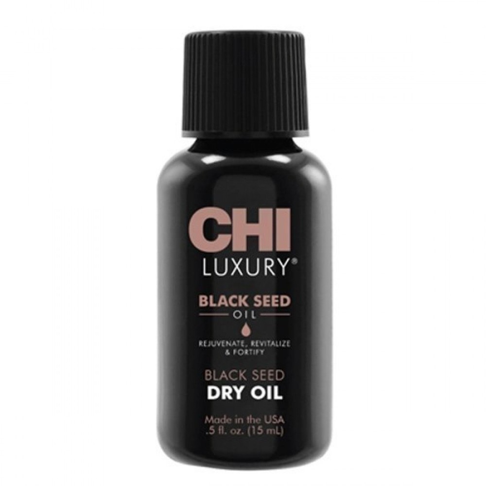 CHI LUXURY Black Seed Dry Oil — kuivõli juustele musta köömnega (CHIBLACK)