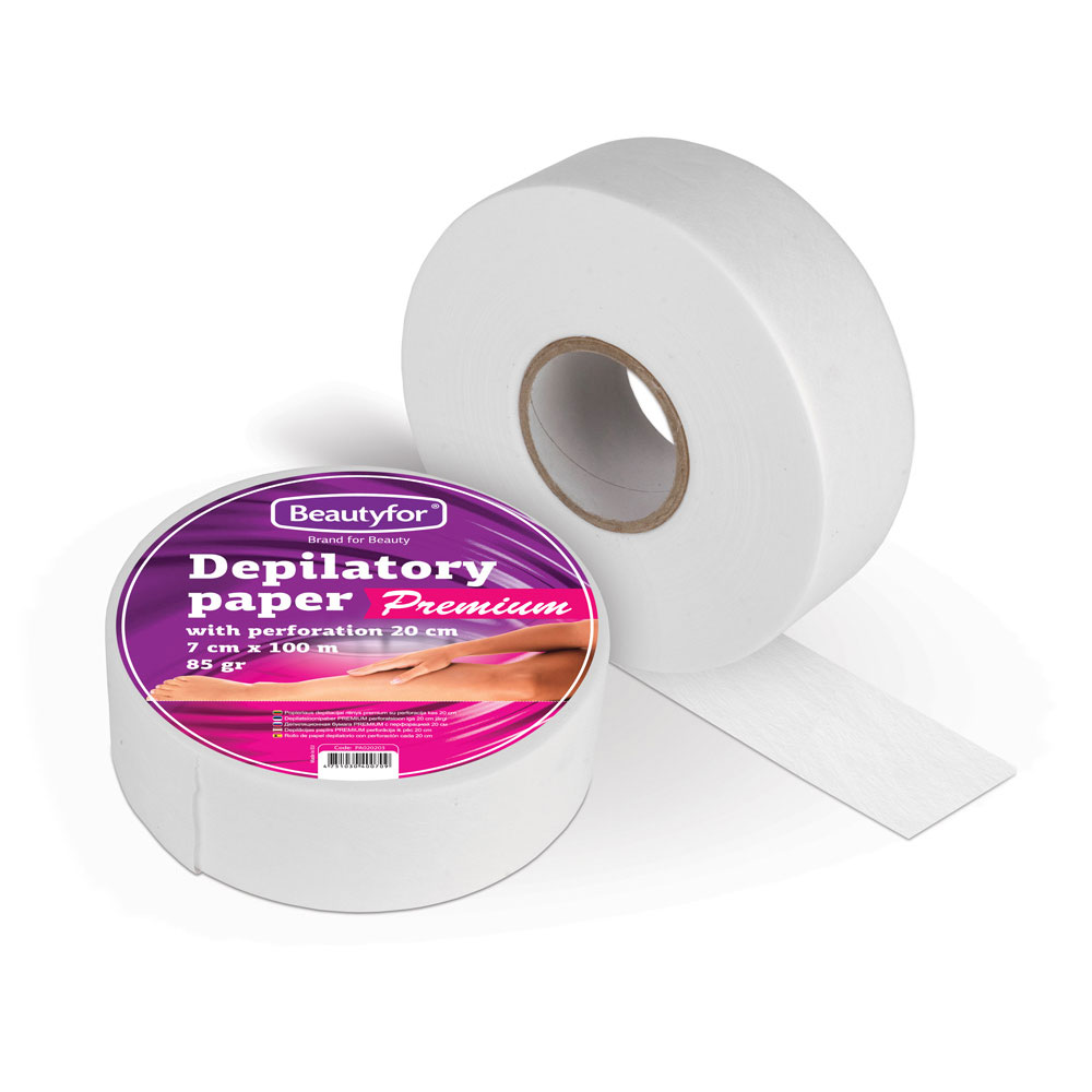 Premium depilatsioonipaberi rull perforatsiooniga, 7 cm x 100 m (PA020203)