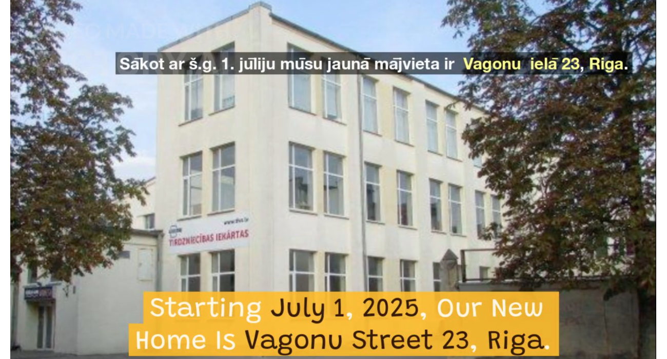Oleme kolinud! Uus aadress – veel mugavam vastuvõtt!