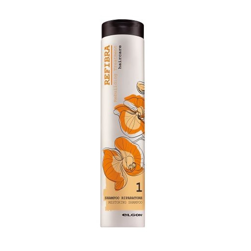 ELGON Refibra Restoring Shampoo – taastav šampoon kuivadele ja nõrgenenud juustele, 250 ml (elgon-rest-sh)