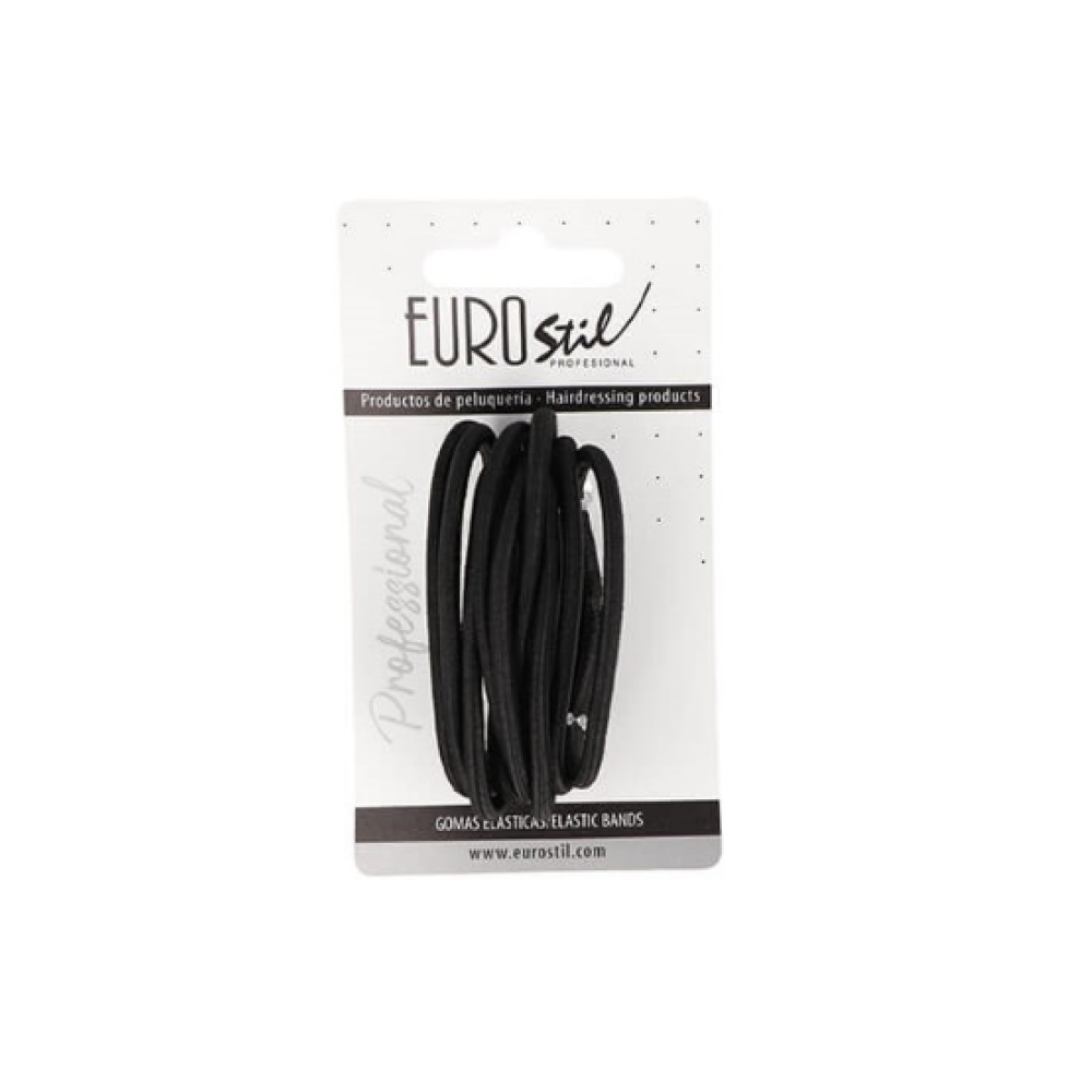Paksud mustad juuksekummid – 10 tk (07462/50)