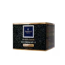 FAMIREL Day Cream Black Caviar Moisturizing SPF 15, 50ml