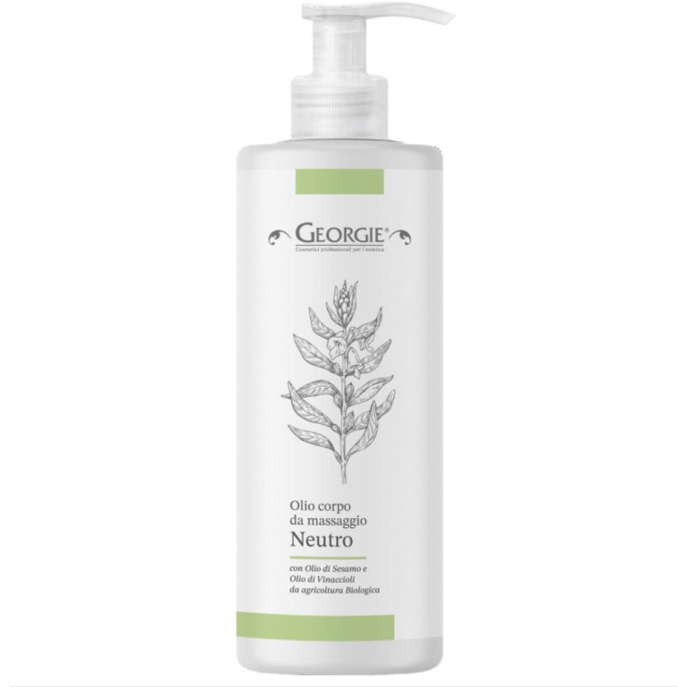 GEORGIE Seesami- ja viinamarjaseemne massaažiõli, 500 ml (C 4503)