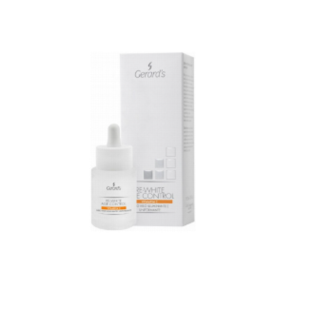 GERARD'S RE-WHITE AGE CONTROL C‑vitamiini seerum – helendav ja ühtlustav näoseerum, 30 ml (RFAREW260)