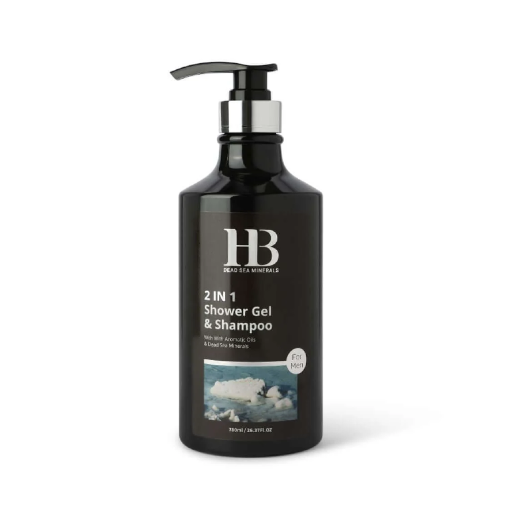 HEALTH&BEAUTY dušigeel ja šampoon meestele, 780 ml (H&B00092)
