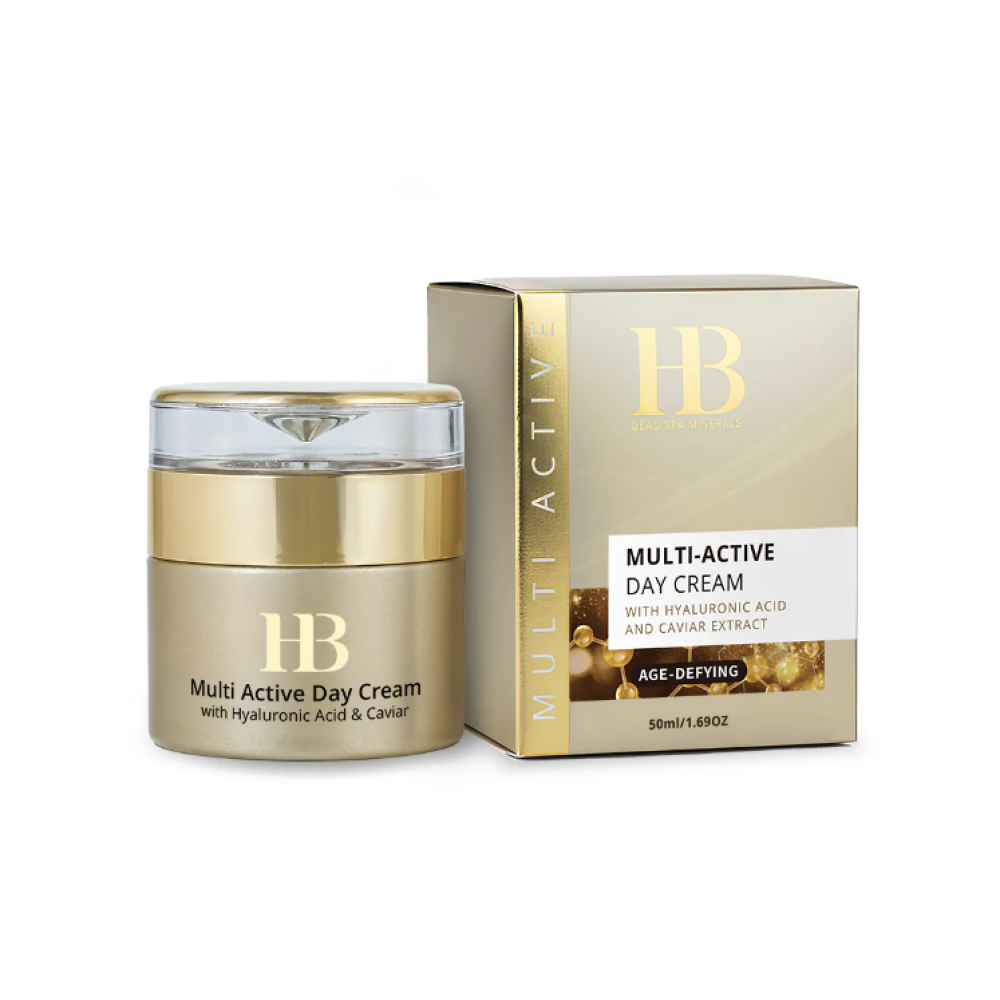 H&B PREMIUM LINE Multi-Active Day Cream with Hyaluronic Acid and Caviar Extract – aktiivne päevakreem näole hüaluroonhappe ja kaviariekstraktiga (H&Bday)