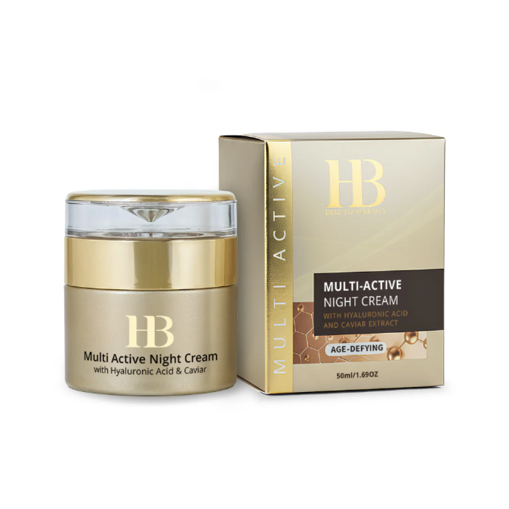 H&B PREMIUM LINE Multi-Active öökreem hüaluroonhappe ja kaviariekstraktiga (H&Bnight)