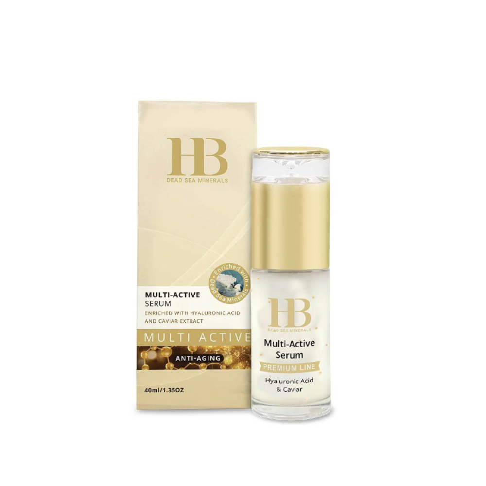 H&B Multi-Active seerum hüaluroonhappe ja kaviariga – aktiivne näoseerum (HB-SERUM)