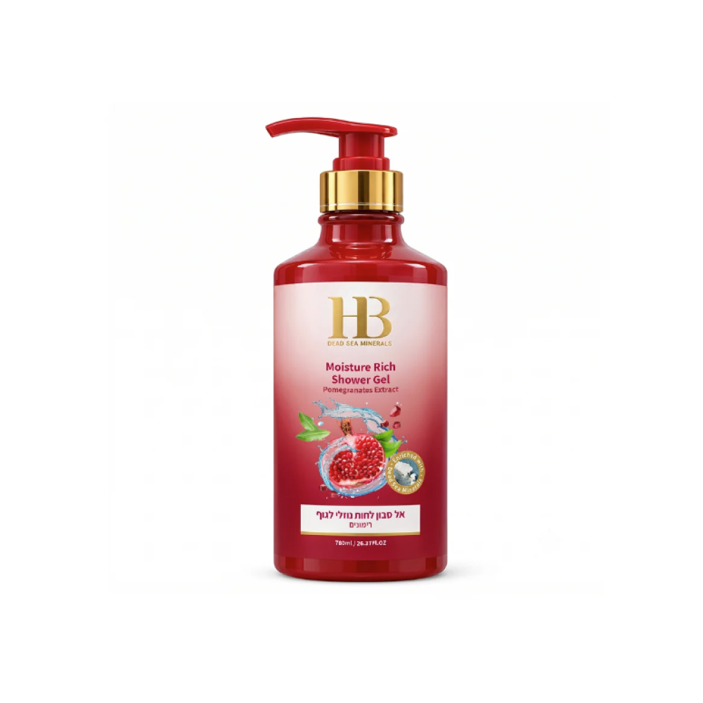 HEALTH&BEAUTY Moisture Rich dušigeel-kreem granaatõunaekstraktiga, 780 ml (H&B00044)