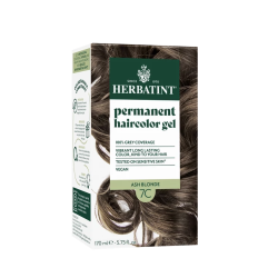 HERBATINT püsiv, naturaalne taimepõhine geeltekstuuriga juuksevärv - 7C (tuhkhall blond)