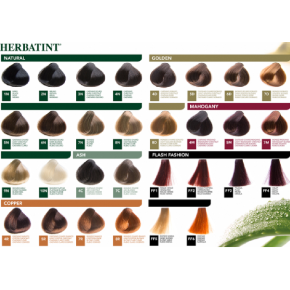 HERBATINT pikaajaline, looduslik taimne geelne juuksevärv - 5N (hele kastan) (Herbatint5N)