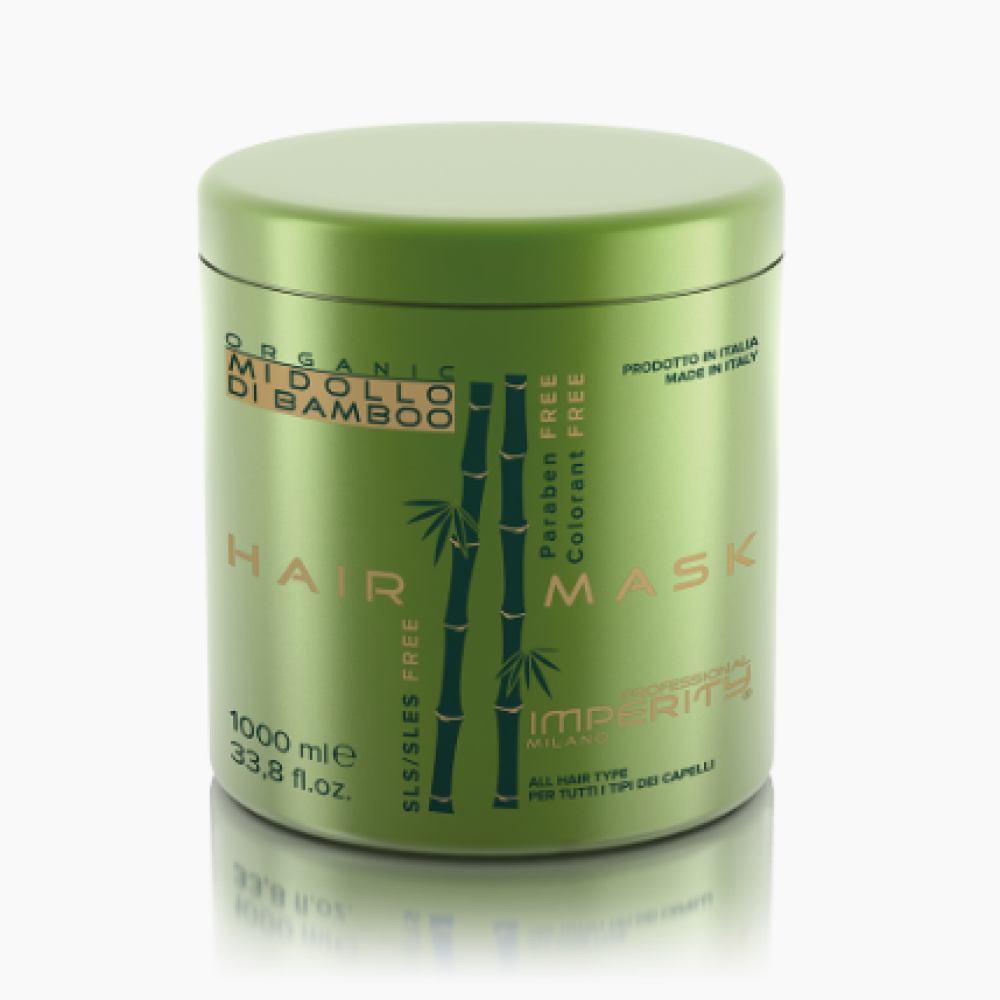 IMPERITY ORGANIC MI DOLLO DI BAMBOO mask - Juuksemask bambuseekstraktiga, aminohapete ja valkudega, 1000 ml (BRL8475)