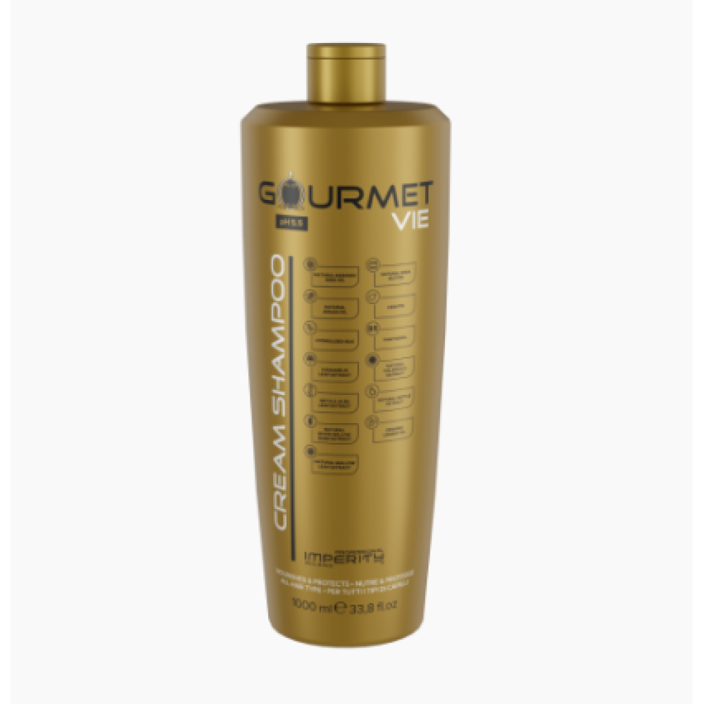 IMPERITY Gourmet Vie Perfume Cream Shampoo – šampoon keratiiniga ja argaaniaõliga, 1000 ml (BRL6242)
