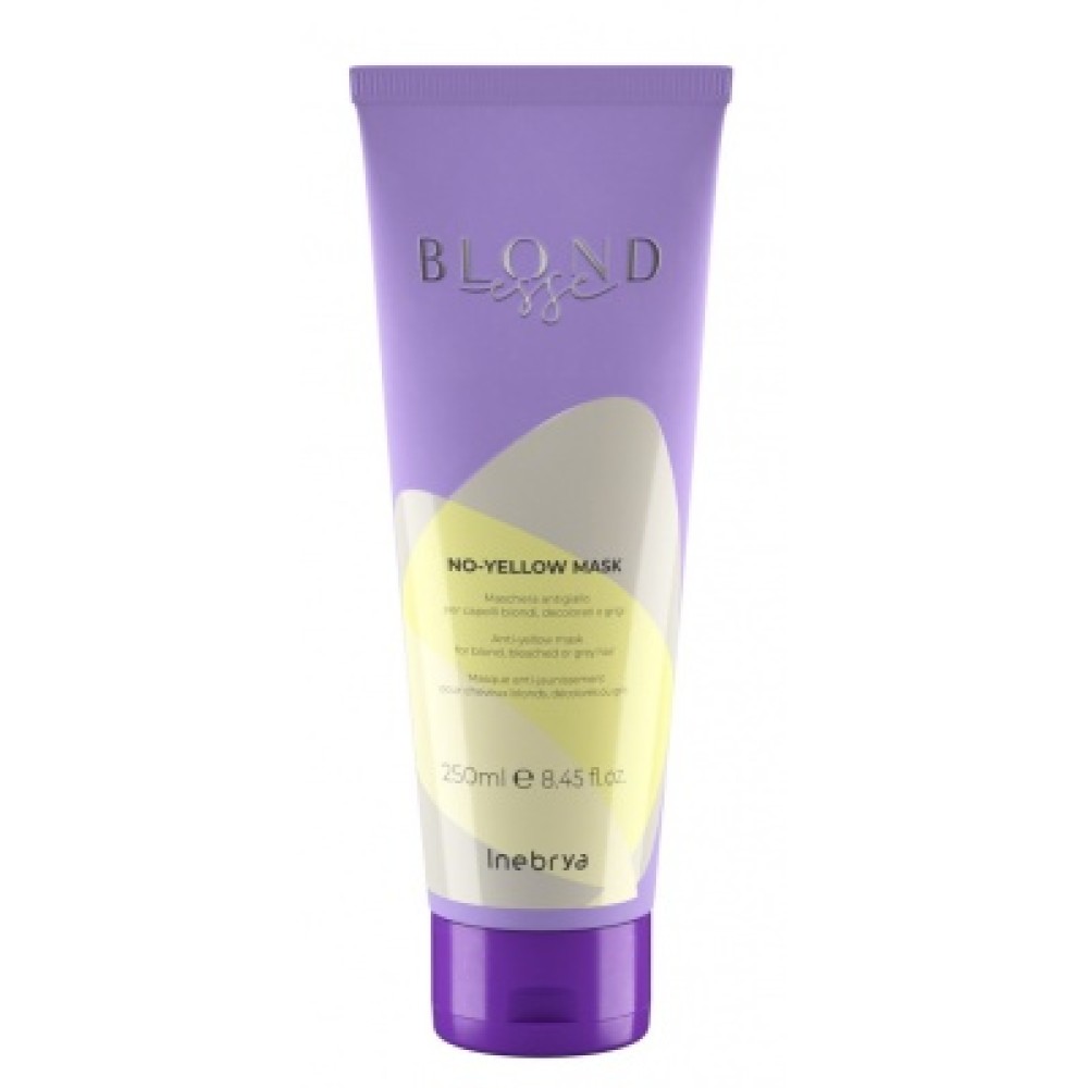 Inebrya Blondesse No-Yellow Mask – mask heledatele või hallidele juustele, 250 ml (IN132493)