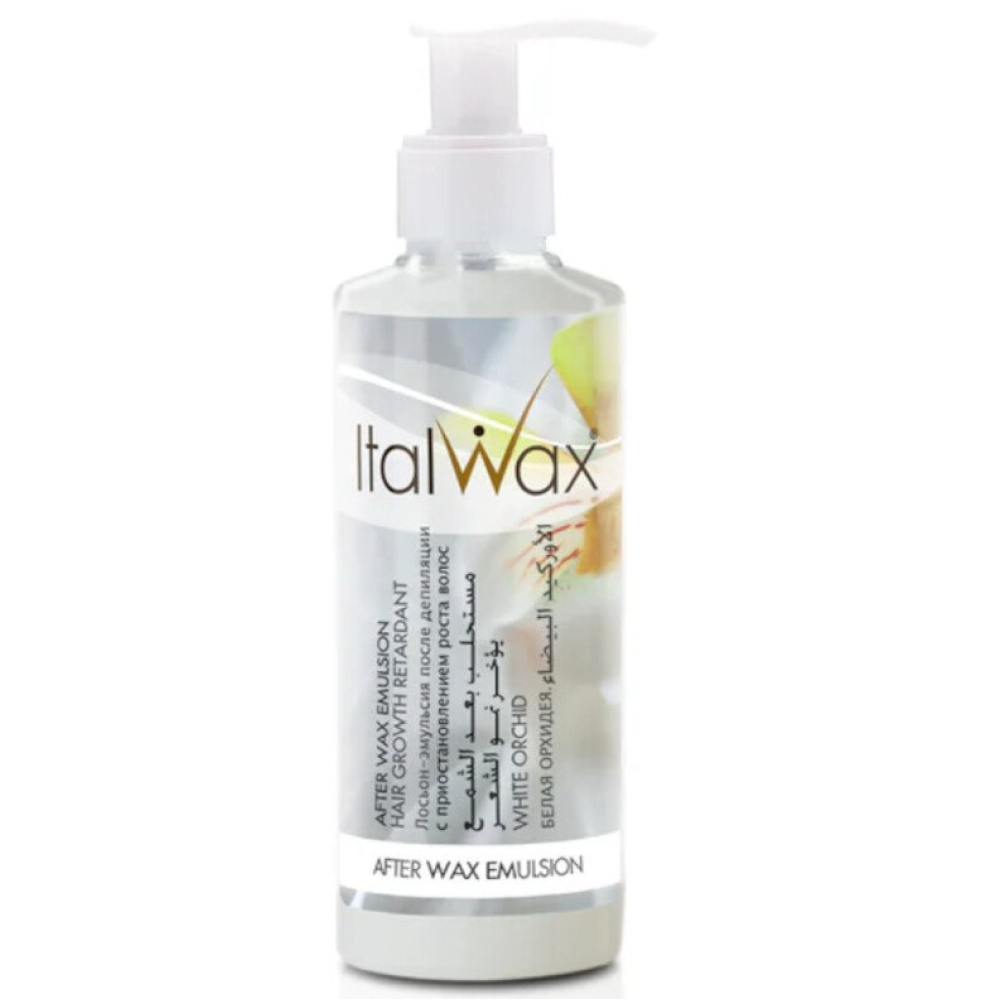 Italwax After Wax Emulsion Hair Growth Retardant White Orchid – pärast vahatamist karvakasvu pidurdav emulsioon valge orhideega, 100 ml (ret-100)