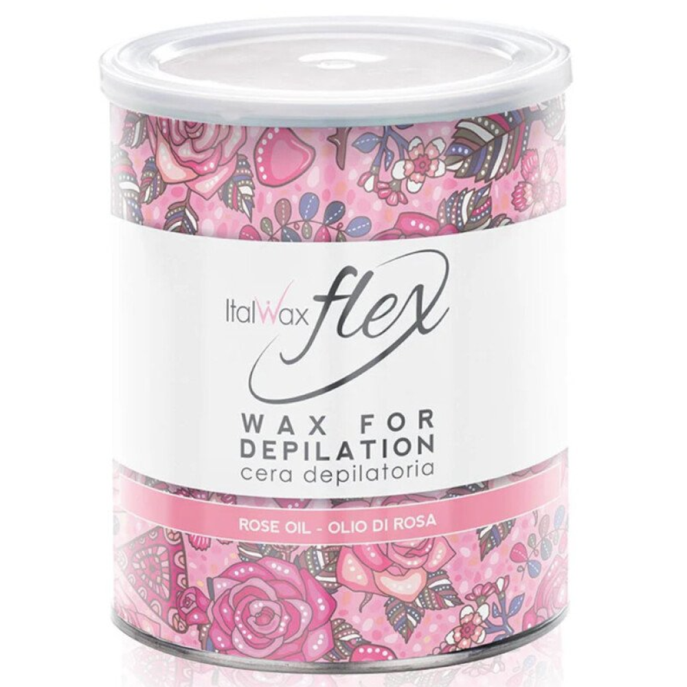 ItalWax Flex Rose — pehme roosiõliga vaha, 800 ml (02-1931)