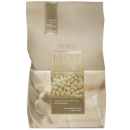 ItalWax Hot Film Wax WHITE CHOCOLATE - Läbipaistev filmvaha VALGE ŠOKOLAAD, 1000 g