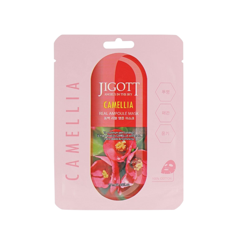 Jigott Camellia Real Ampoule Mask, 27ml (280245-1)