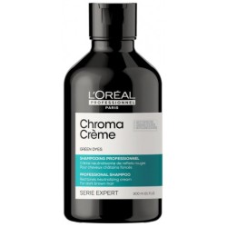 L'Oreal Professionnel Serie Expert Chroma Crème Green Shampoo – šampoon roheliste pigmentidega, 300 ml