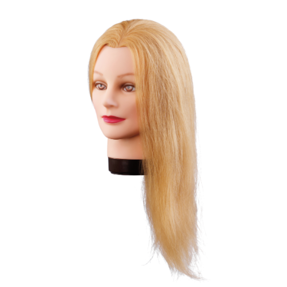 Mannekiinipea/mannekeen Lilly, blond, naturaalse juustega, 40 cm (7000833)