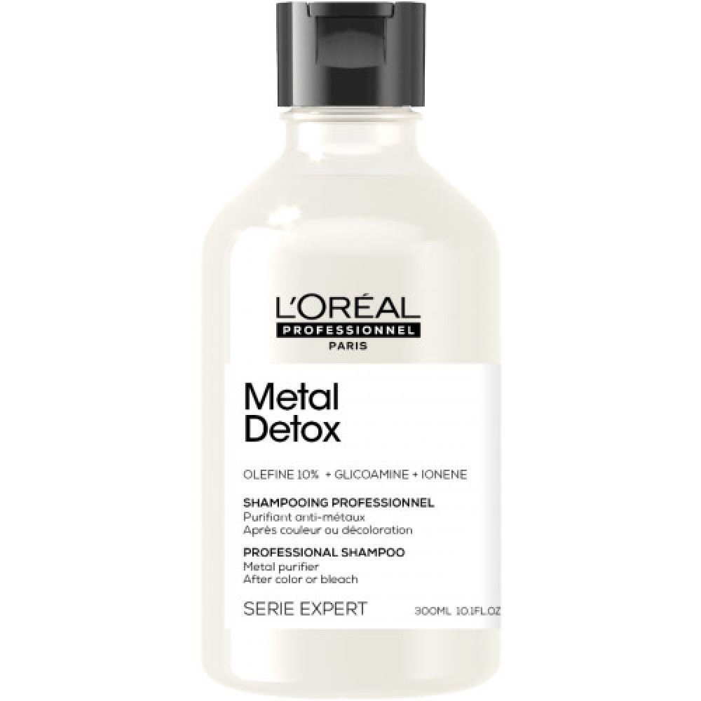 L'Oreal Professionnel Serie Expert Metal Detox Shampoo – professionaalne kreemjas šampoonisüsteem, mis eemaldab metalli sadestusi, 300 ml (Detox-sham)