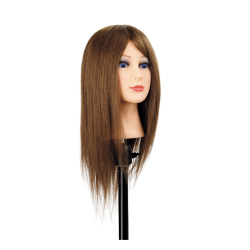 Juuksemannekeen Chiara, pruun — naturaalsed juuksed, 35-40cm