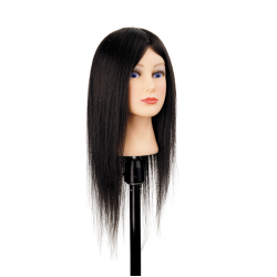 Juuksemannekeen Katya, pruun — naturaalsed juuksed, 35-40cm