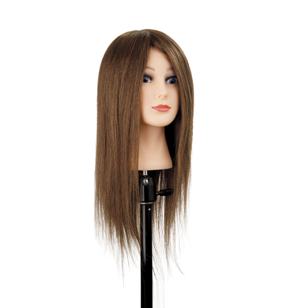 Juuksemannekeen Sophie, pruun — naturaalsed juuksed, 45-50cm (401.807)