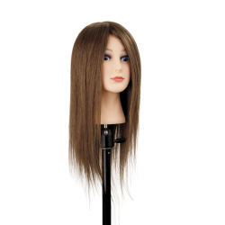 Juuksemannekeen Sophie, pruun — naturaalsed juuksed, 45-50cm