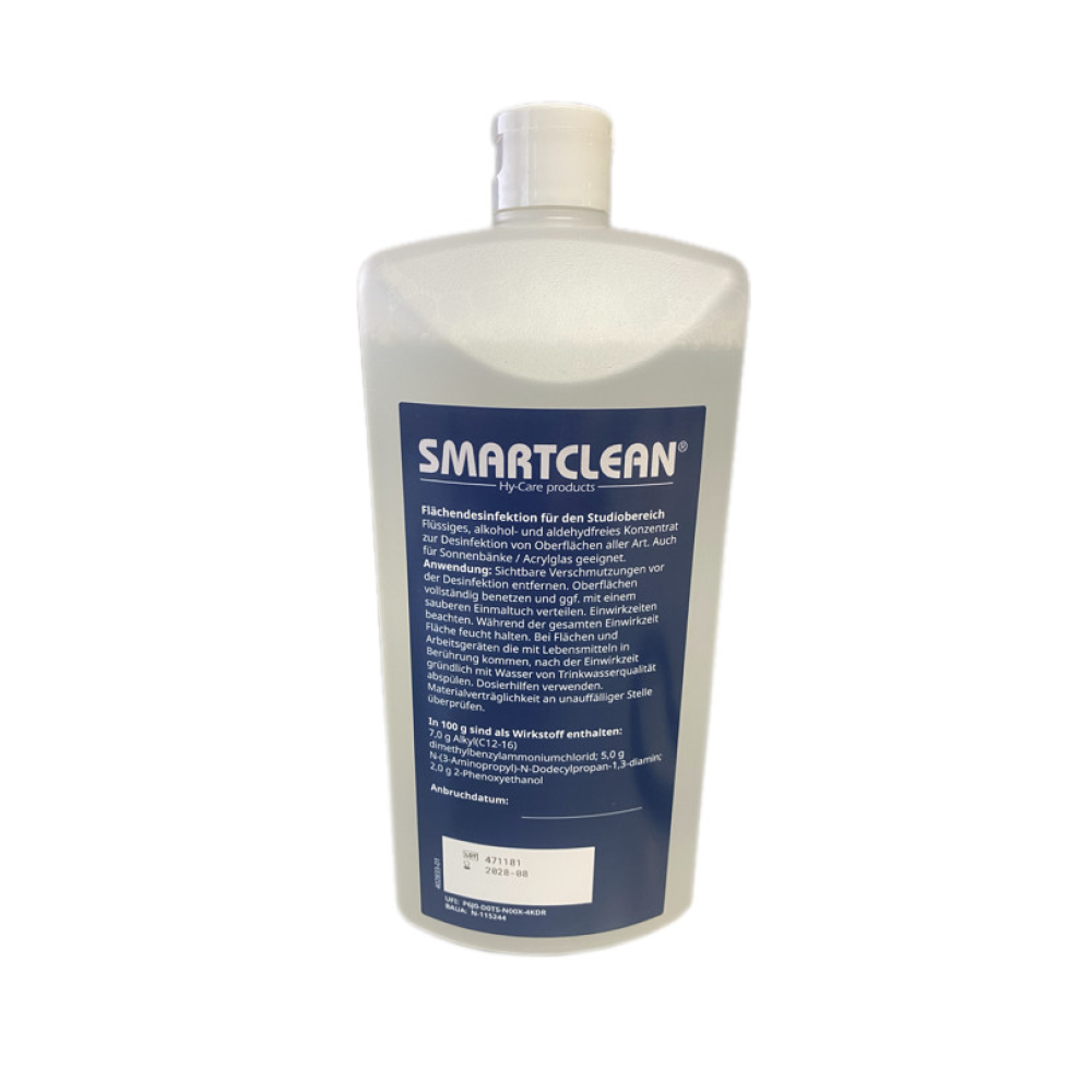 SMARTCLEAN solaariumi puhastus- ja desinfitseerimisvahend, kontsentraat, 1000ml (500220)