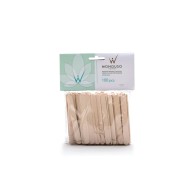 ItalWax puidust spaatlid, keskmised, 100 tk.