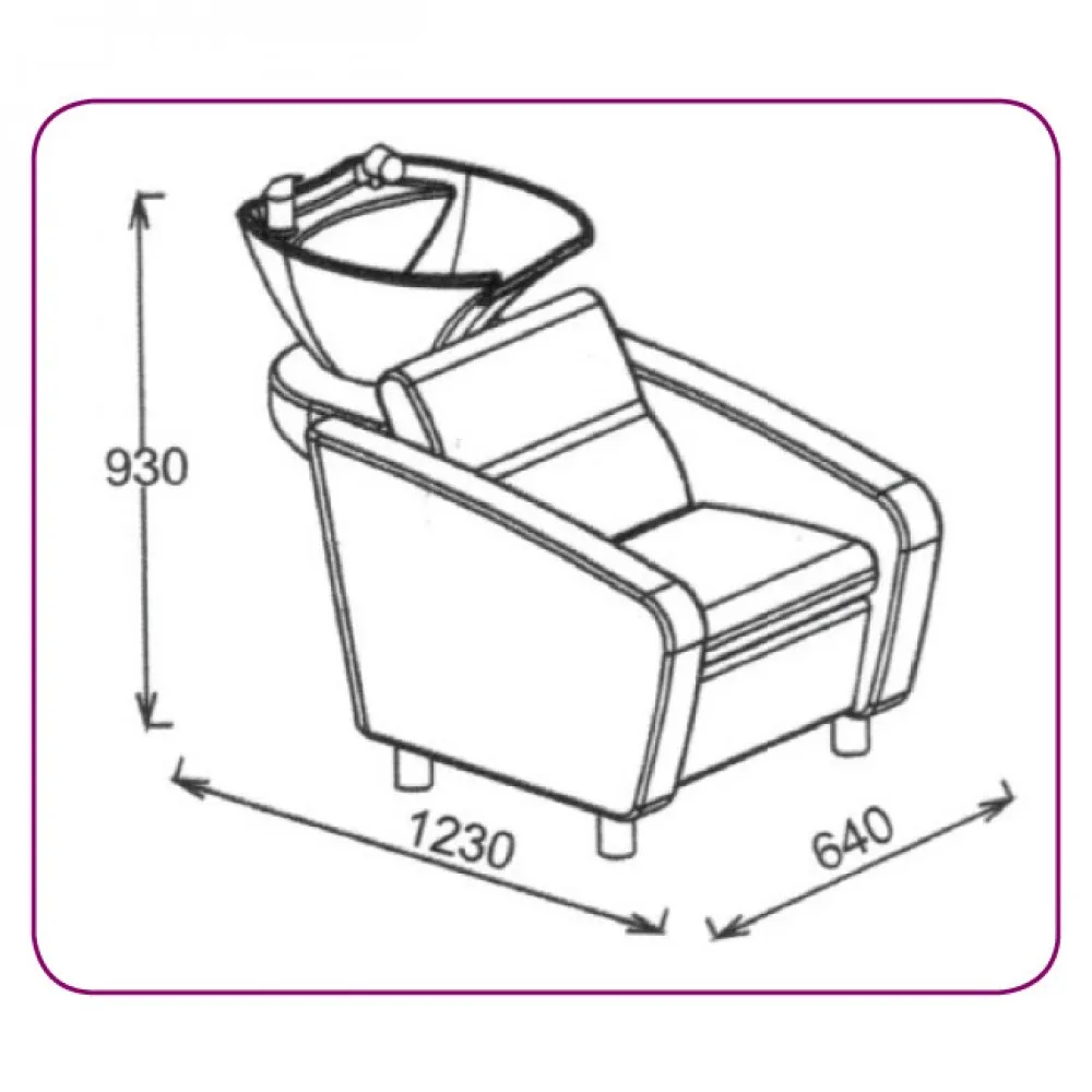 Juuksuri valamu 556 must