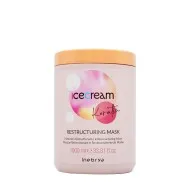 Inebrya Ice Cream Keratin Restructuring Mask - Taastav ja juukseid tugevdav mask keratiiniga, 1000 ml
