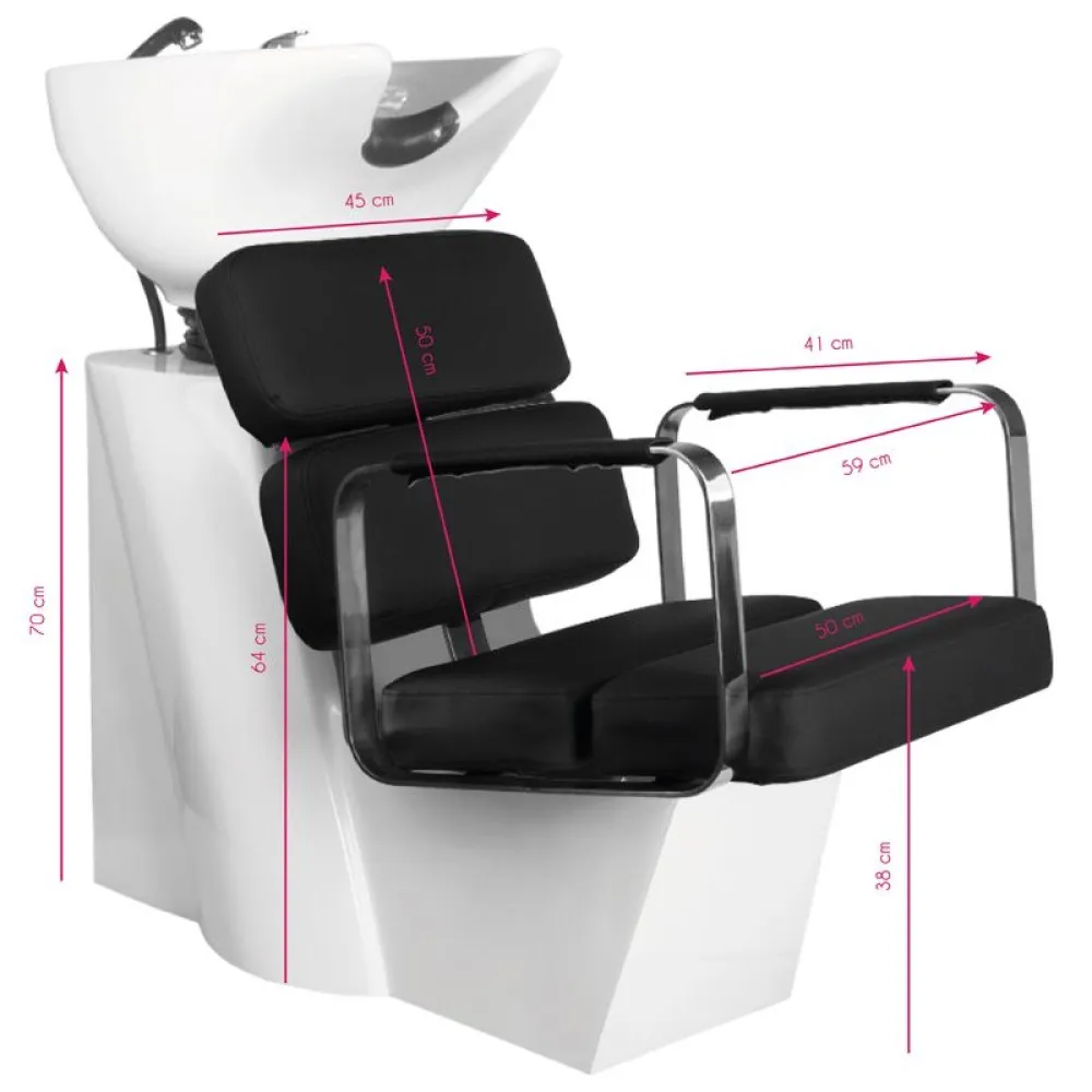 GABBIANO PORTO juuksuri pesulava tooliga