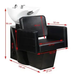 GABBIANO ANKARA juuksuri valamu tooliga