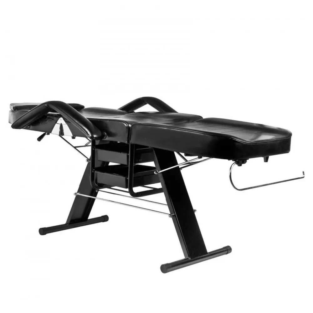 Pediküüri- ja kosmeetikakušet paberirullihoidjaga, must