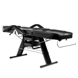 Pediküüri- ja kosmeetikakušet paberirullihoidjaga, must