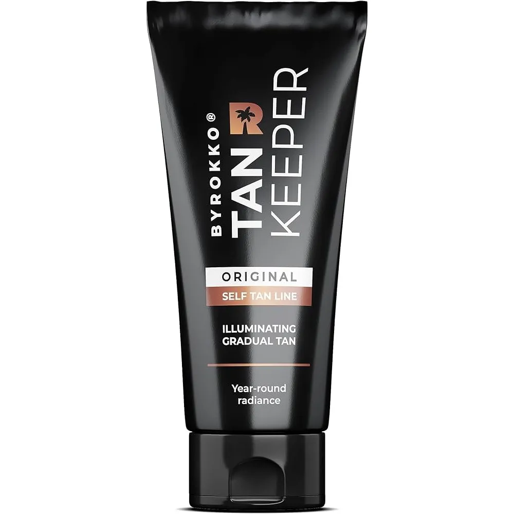 BYROKKO Tan Keeper - järk-järgult päevitust soodustav kreem igapäevaseks kasutamiseks, 200 ml
