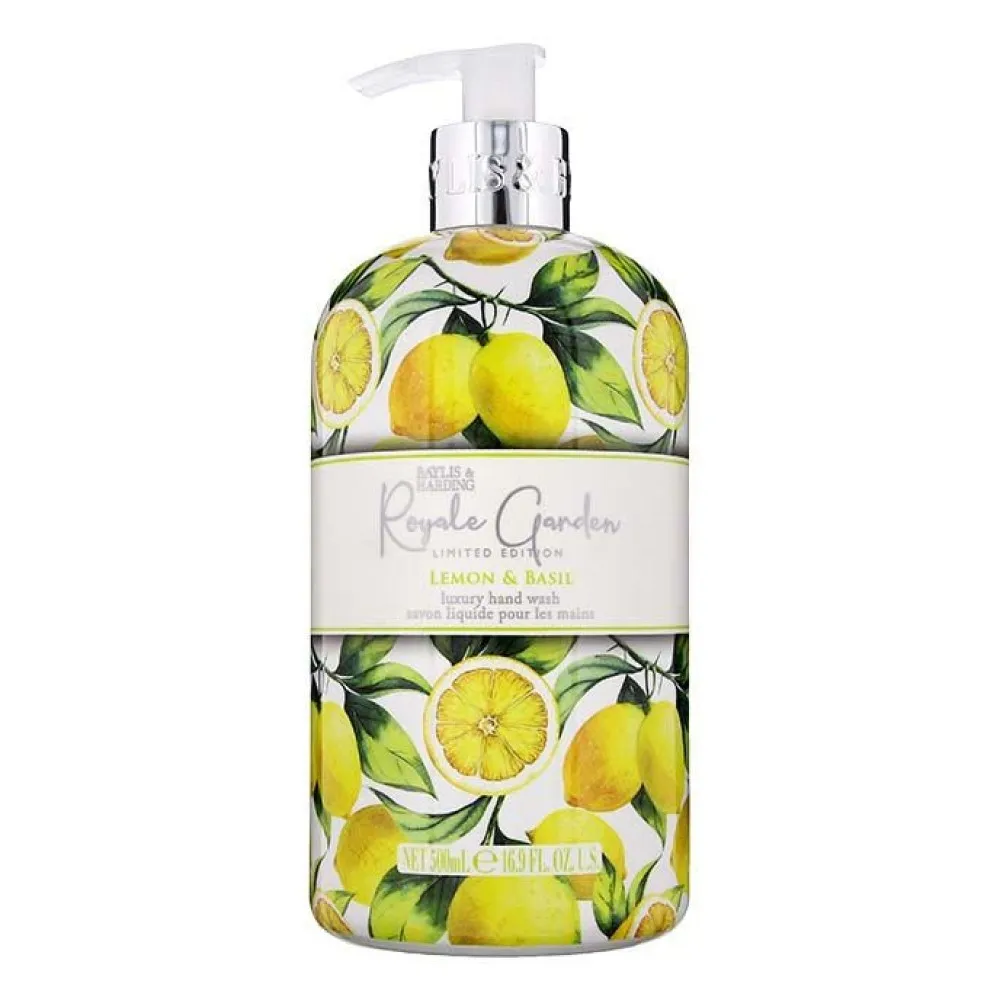 Baylis&Harding Royale Garden Lemon&Basil - vedel seep, 500 ml