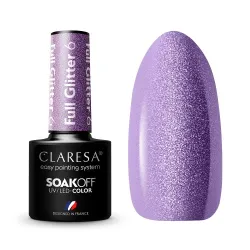 CLARESA Full Glitter 6 - geellakk, 5 ml