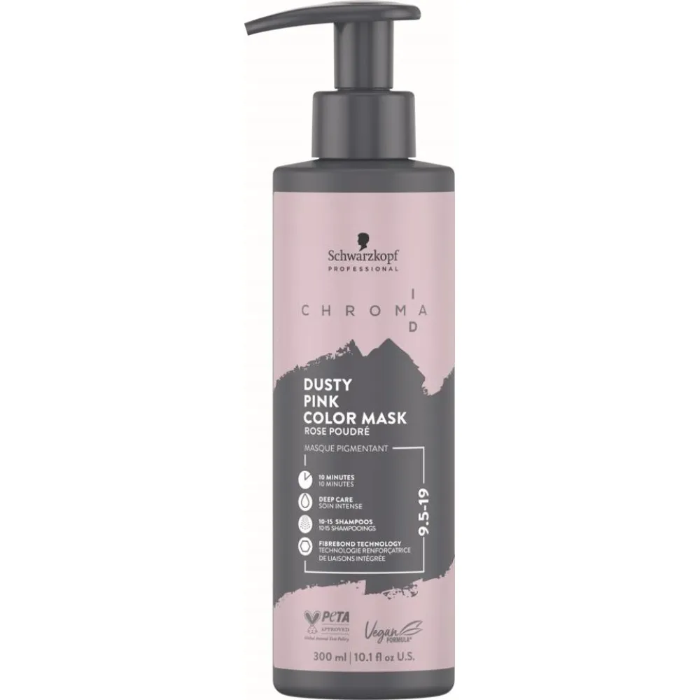 Schwarzkopf Professional CHROMA ID Bonding Mask – tooniv mask nr. 9.5-19 DUSTY PINK, 300 ml