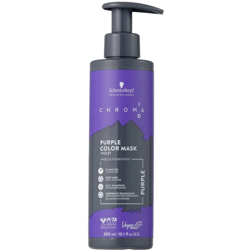 Schwarzkopf Professional CHROMA ID Bonding Mask – tooniv mask PURPLE, 300 ml