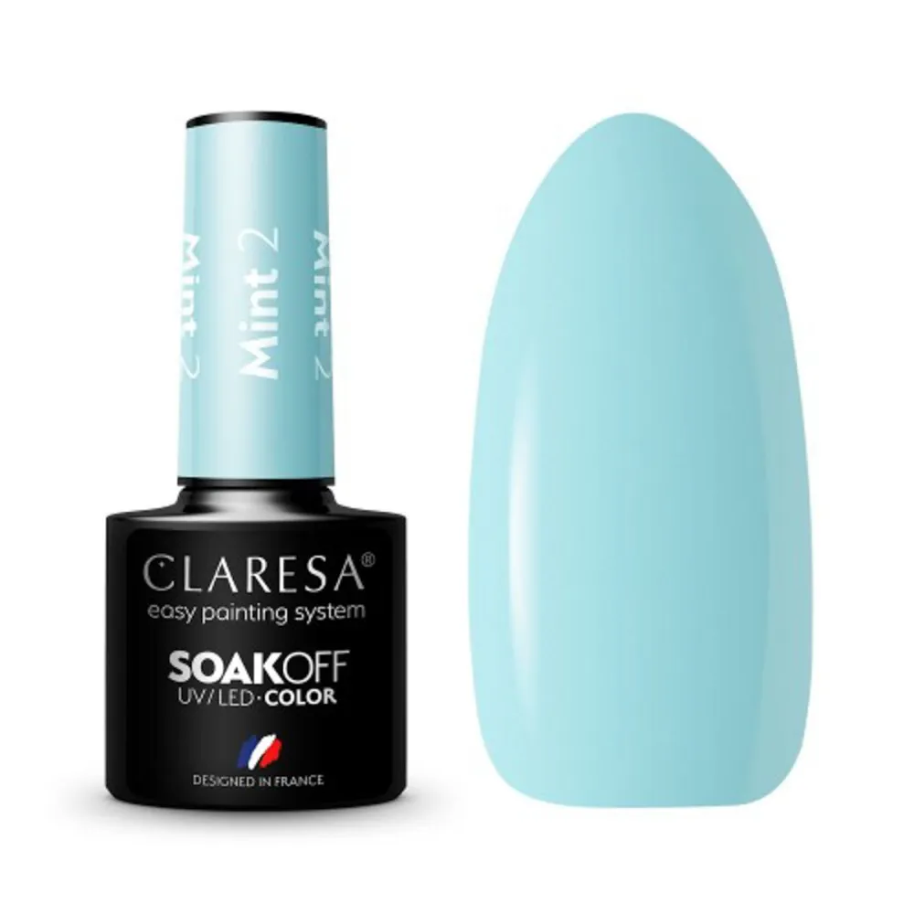 CLARESA MINT 2 – geellakk, 5 ml