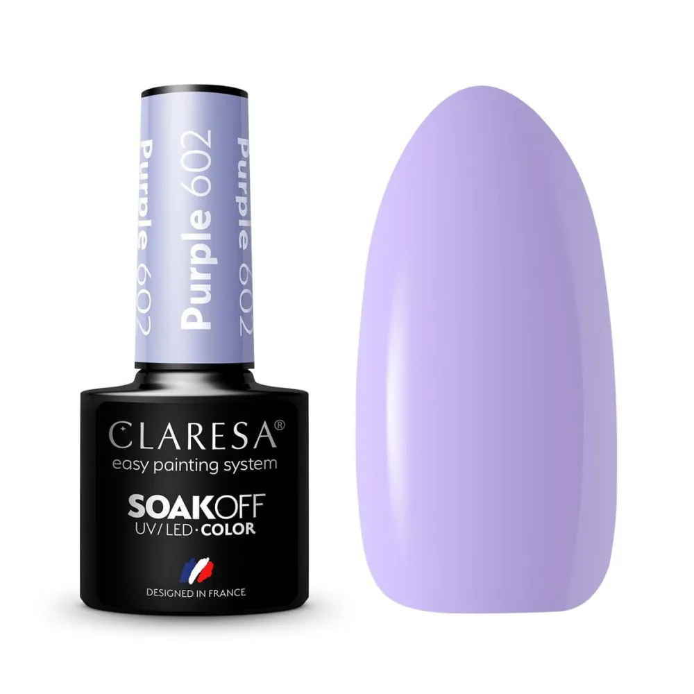 CLARESA Purple 602 – geelilaadne lakk, 5 ml