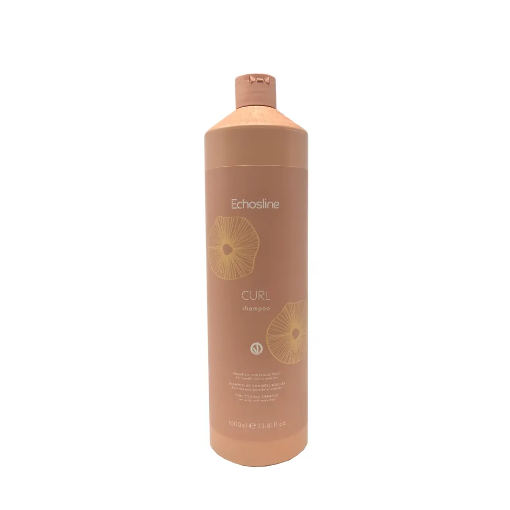ECHOSLINE Curl Shampoo - šampoon lokkis juustele, 1000 ml