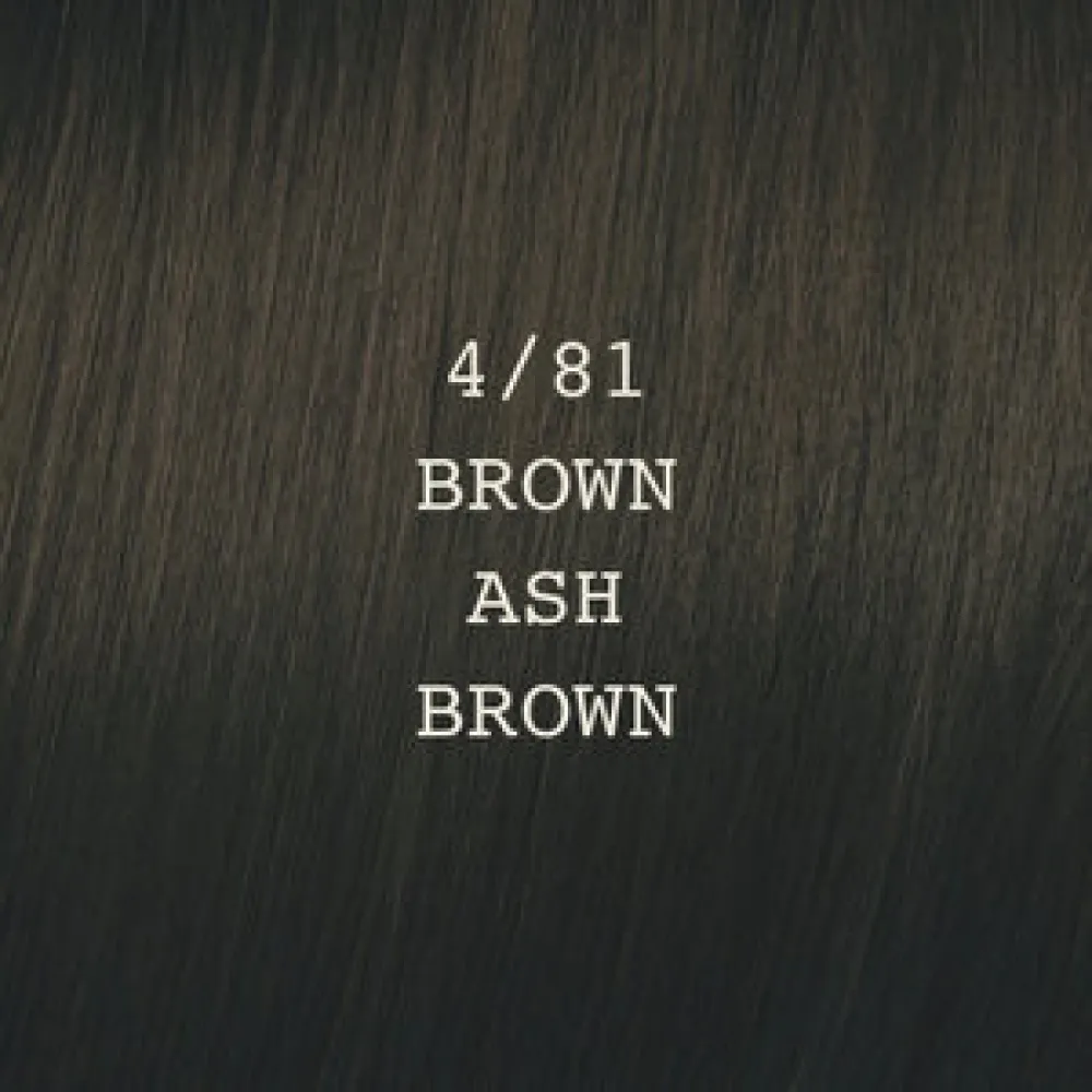 ELGON Moda&Styling Hair Colour – kreemvärv juustele, 4/81 - BROWN ASH BROWN / pruun-tuhkapruun